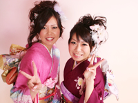 着物を着たら、その場で写真が撮れる!Away-A写真スタジオへGO!